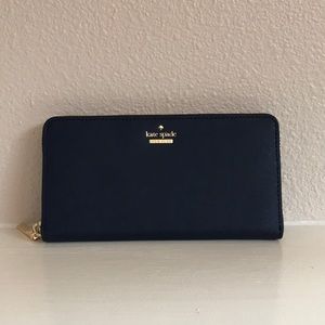 KATE SPADE cameron street lacey wallet - twilight
